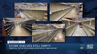 Many grocery store shelves still empty despite National Guard help