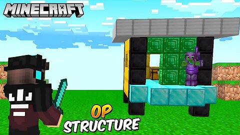 Minecraft But I Can Craft New OP STRUCTURES...