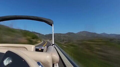 Insta360 Extended Hyperlapse Towing a Boat to Whiskeytown Lake, California
