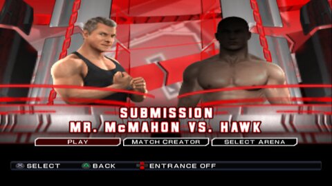 WWE SmackDown vs. Raw 2011 Mr. McMahon vs Hawk