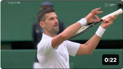After winning the semi-final, Novak "Novax" Djokovic taunts his Wimbledon haters