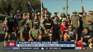 Veterans honor lives lost at fourth annual Silkies Hike