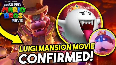 The Super Mario Bros Movie - Bowser & Peach Wedding! King Boo Cameo & Luigi Mansion! (SPOILERS)