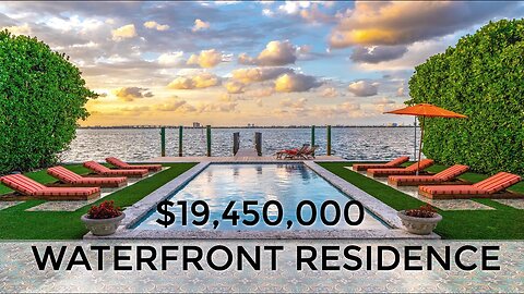 Take a tour at this LUXURIOUS WATERFRONT $19,450,000 RESIDENCE