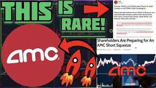 AMC STOCK - THIS ONLY HAPPENS BEFORE HUGE RUNS...
