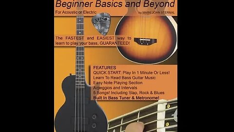 EASY BASS GUITAR episode 11 3rd String Notes, Scales and Rhythm