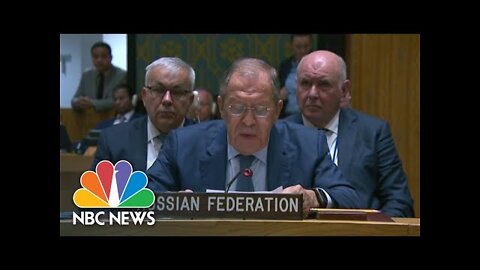 Lavrov Walks Out Of U.N. Meeting As West Confronts Russia Over War In Ukraine