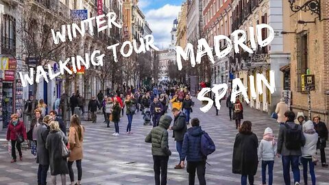 Winter Walking Tour of Madrid Spain #walking #tour