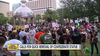 Hundreds gather for vigil against hate in downtown Tampa