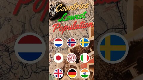 Top 10 Countries With The Lowest Population Density inThe World #shorts