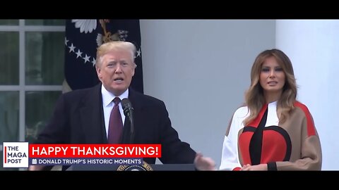 🇺🇸 Happy Thanksgiving! 🦃 Donald Trump explica qué es el Día de Acción de Gracias [CC Español]