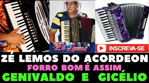 zé lemos do acordeon enssaio de forro