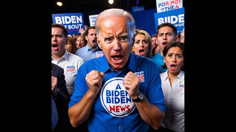 A Biden supporter freaking out over the news of him dropping out of the race.