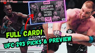 UFC 293 Israel Adesanya vs. Sean Strickland PICKS & PREVIEW