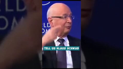 Why do we need elections- Because we know what the result will be- Klaus Schwab
