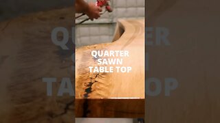 Unveiling the timeless beauty of Quartersawn Tabletops! 🌳 #QuartersawnMagic #WoodenWonders #oakdesk