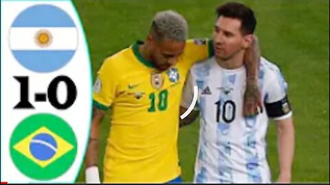 Brazil 0-1 Argentine |Finals | Highlights | Copa America 2021 | 11 th July, 2021