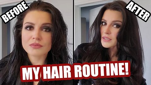HOW I GET MY PERFECT LOOSE WAVES | EASY DIY BLOWOUT #hairtutorial #diyblowout