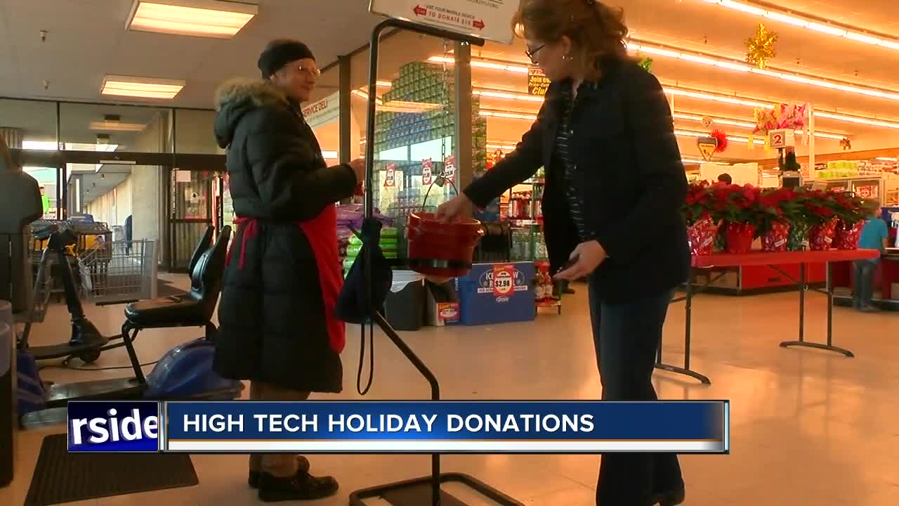 High tech holiday donations