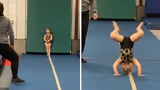 Extremely Talented Girl Shows Incredible Gymnastic Skills