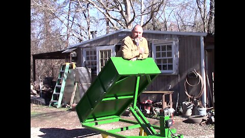 #R021 Building a Lawn Trailer with a Powered Dump Bed Part 1