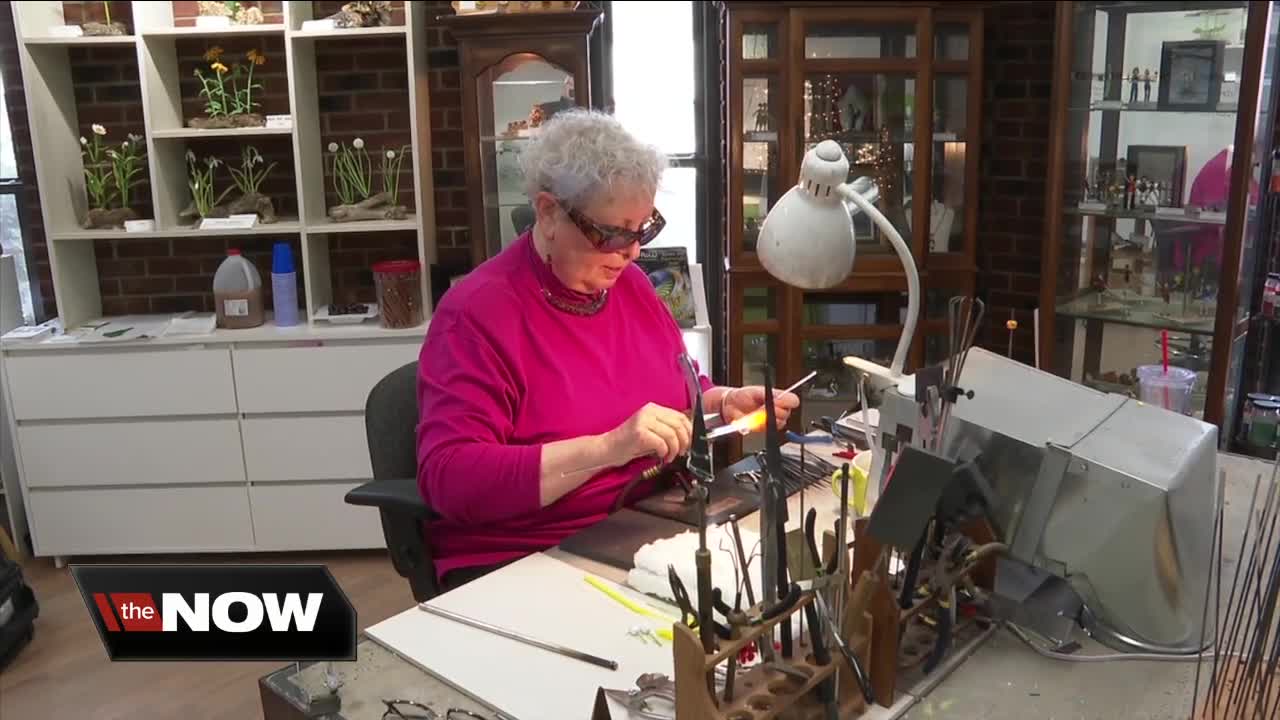 Her glass artistry is gaining national attention and big bucks