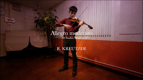 Kreutzer #12 Allegro moderato