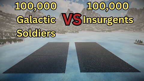 100,000 Galactic Soldiers Versus 100,000 Insurgents || Ultimate Epic Battle Simulator 2