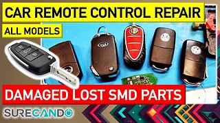 Reviving a Car Key Fob_ Fixing Broken Parts with Donor Components