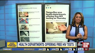 Health departments offering free HIV testing on Thursday