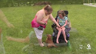 Girl with rare condition gifted service dog from community