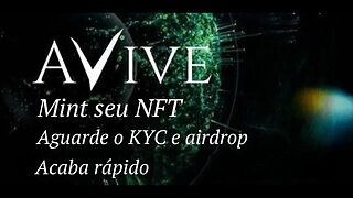 AIRDROP AVIVE MINT SEU NFT NA REDE ARBITRUM GANHE ACESSO AO KYC E RECOMPENSAS FUTURAS DE AIRDROP