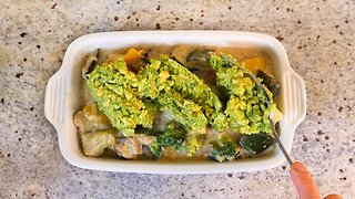 What I eat today on vegan keto - Creamy veggie bake