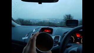 Coffee time to my subscribers. On top of Portsdown hill in the evening.