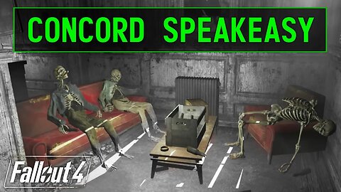 Fallout 4 | Concord Speakeasy - Unmarked Locations