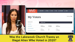 Was the Lakewook Church Tranny an Illegal Alien Who Voted in 2020?