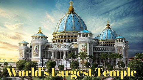 World's largest Temple | Temple of Vedic Planeterium (TOVP). Darshan with bhajan __ TOVP __ ISKCON