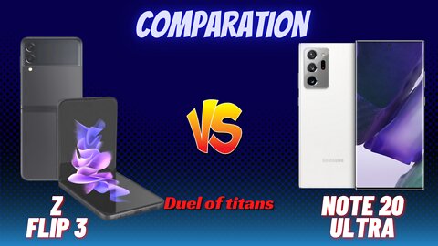 Z Flip 3 vs Note 20 Ultra Comparison - FLY Distribuidora