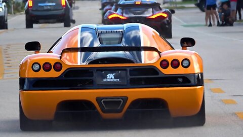 Miami Millionaires Take Out Their Toys! Ferrari Monza SP1, Daytona SP3, Koenigsegg, Bugatti.