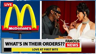 Cardi b & Offset's McDonalds Meal | Famous News