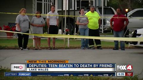 Deputies: teen beaten to death by friend
