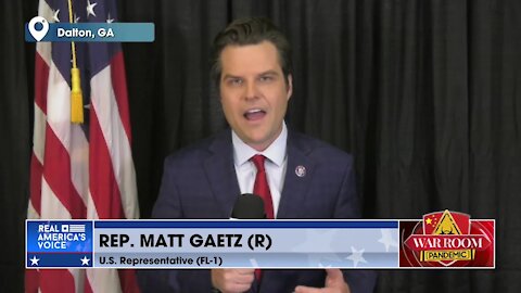 Matt Gaetz Rips 'No Personality' Paul Ryan, Abandoning Populism a 'Path to Losing' for the GOP