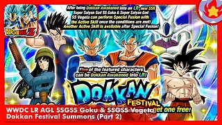 WWDC LR AGL SSGSS Goku & Vegeta Dokkan Festival Summons (Part 1) | Dragon Ball Z: Dokkan Battle