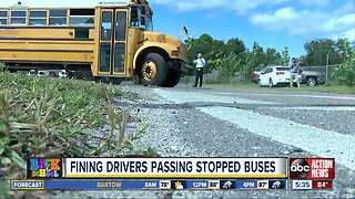 When motorists are required to stop for school buses