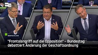 "Frontalangriff auf die Opposition" – Bundestag debattiert Änderung der Geschäftsordnung