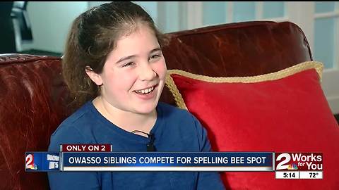 Siblings compete for spot at Scripps Green Country Regional Spelling Bee