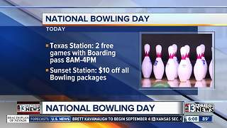 National Bowling Day specials