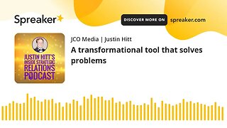 A transformational tool that solves problems