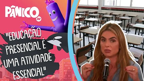 Paula Belmonte explica PROJETO DE LEI QUE DEFENDE VOLTA DAS AULAS PRESENCIAIS