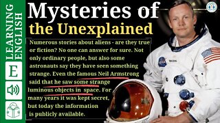 Learn English Through Story level 2 🍁Mysteries of the Unexplained